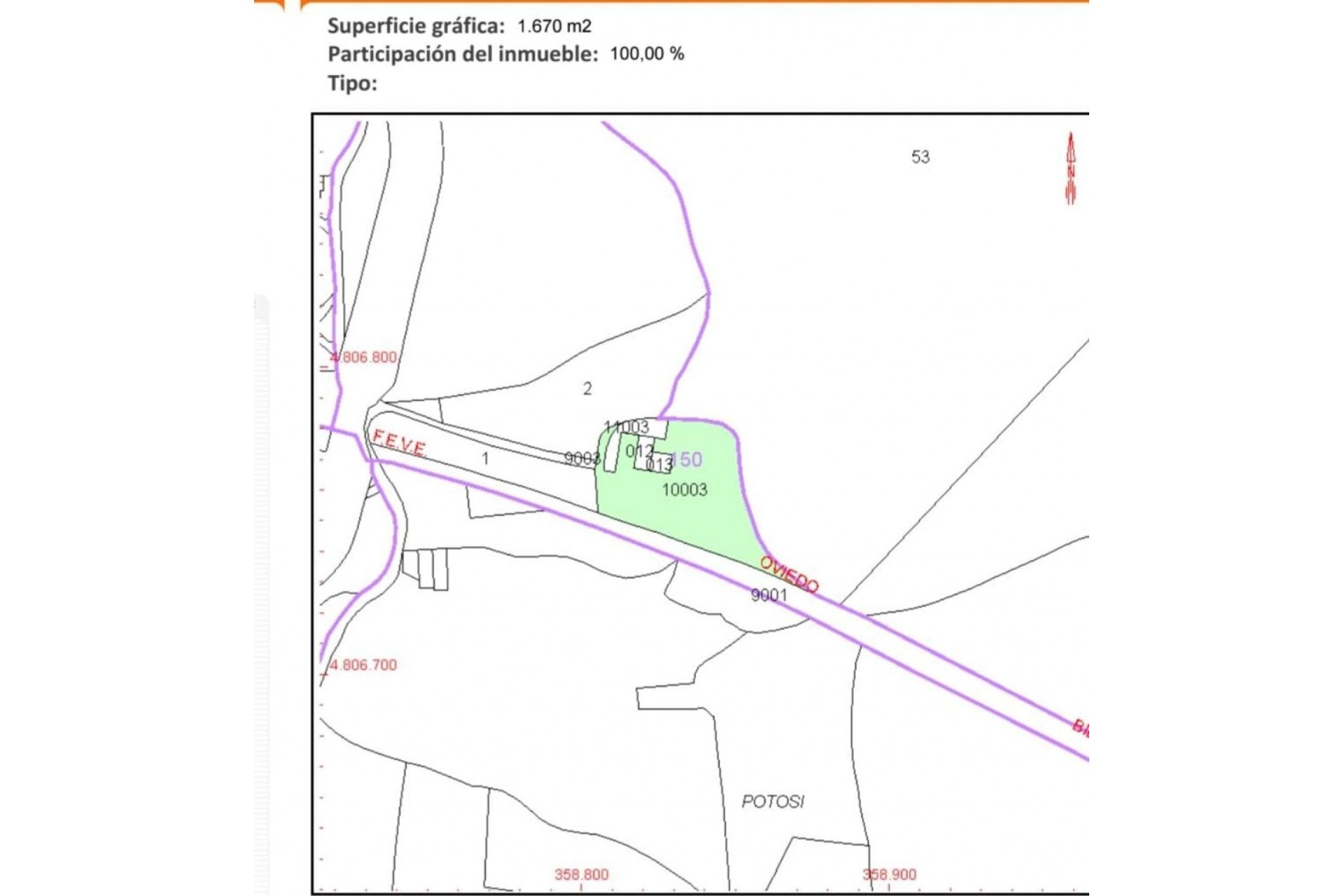 A Vendre - Terreno urbano -
Llanes - Cué-San Roque-Andrín