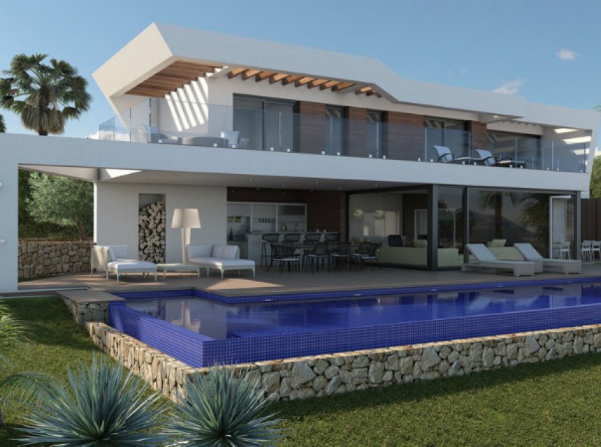 Luxus, modernen Villen zum Verkauf in Moraira, Moravit