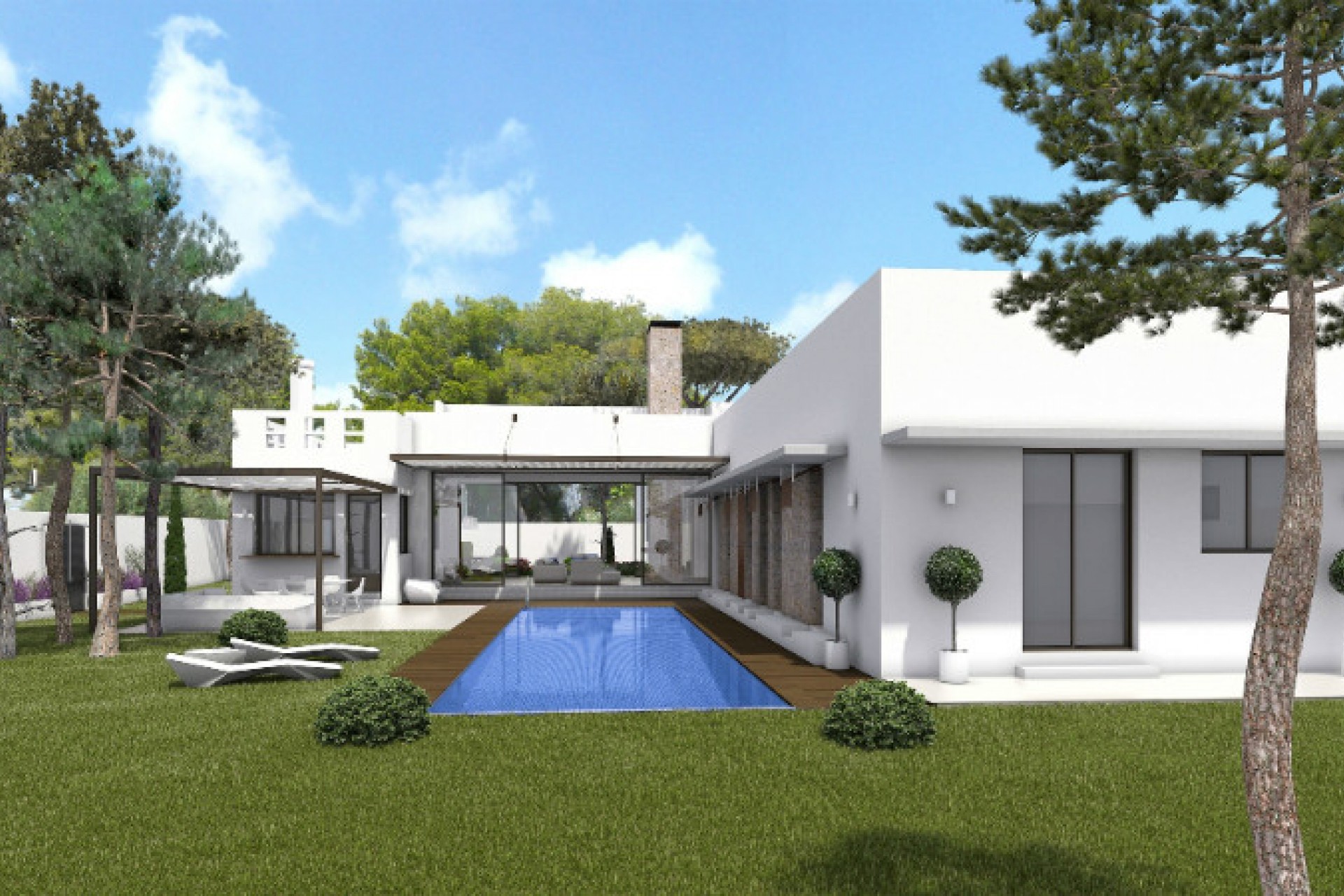 Modern villas for sale in Moraira