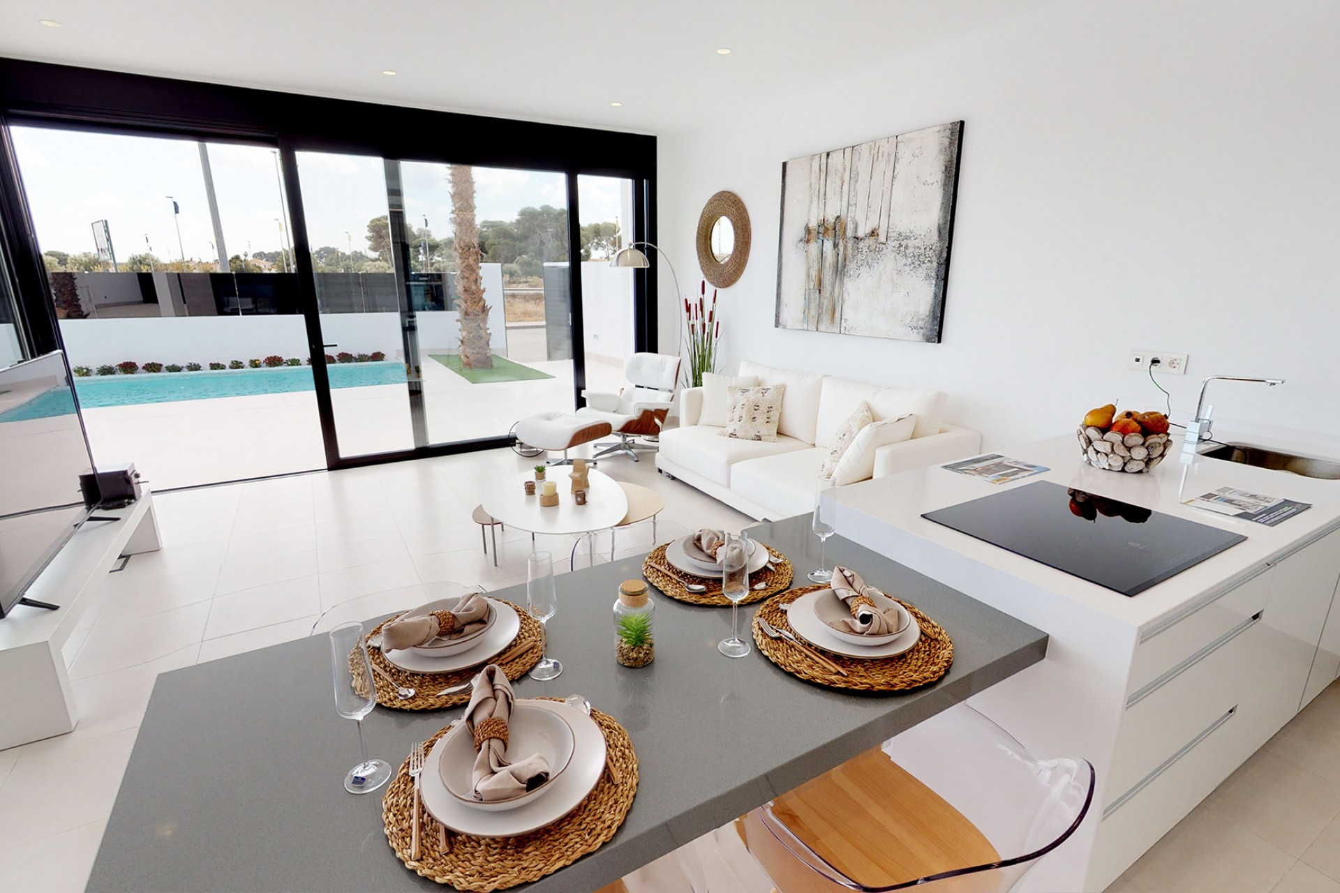 Neubau - Doppelhaushälfte Villa -
San Javier