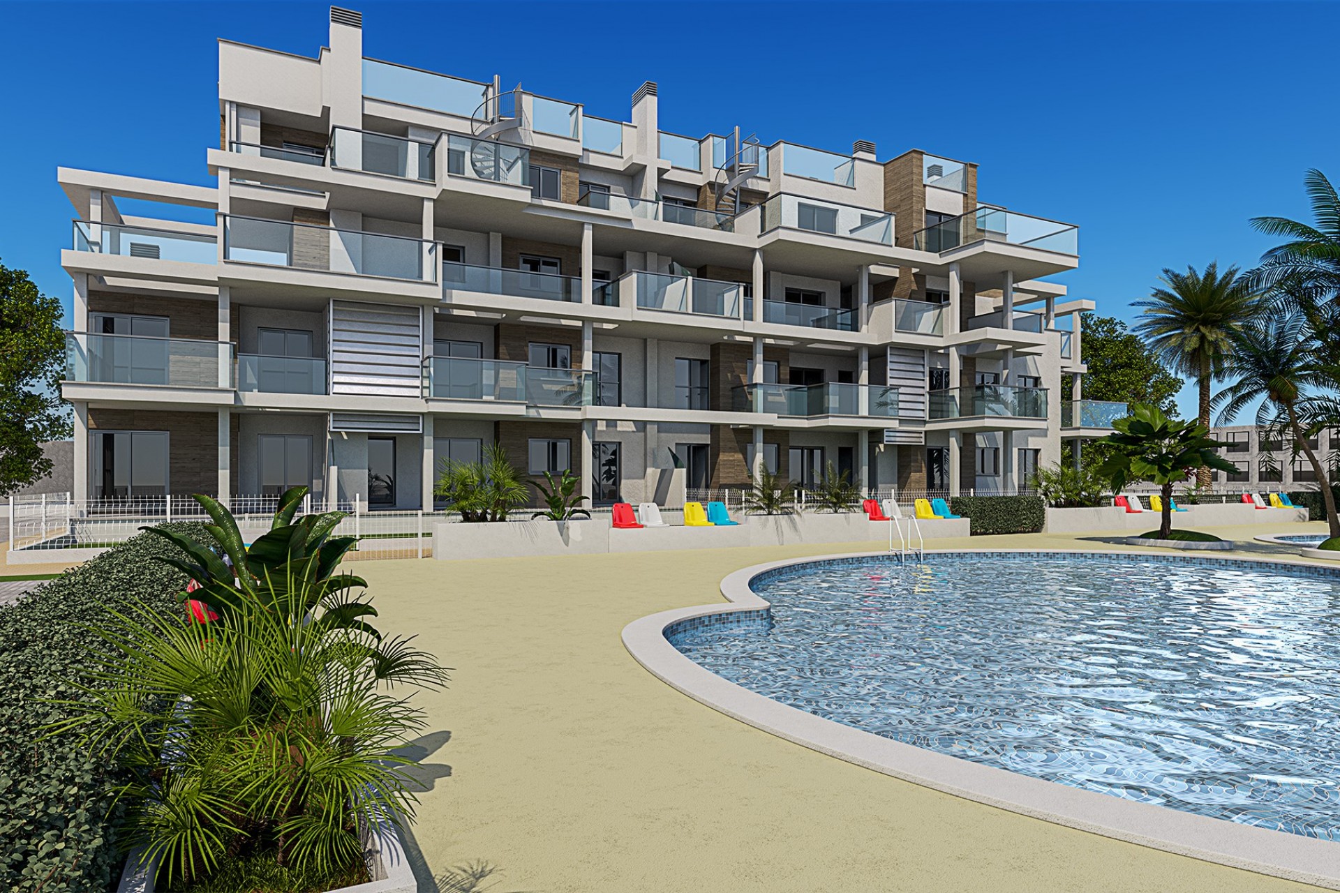 New build - Apartment -
Denia
