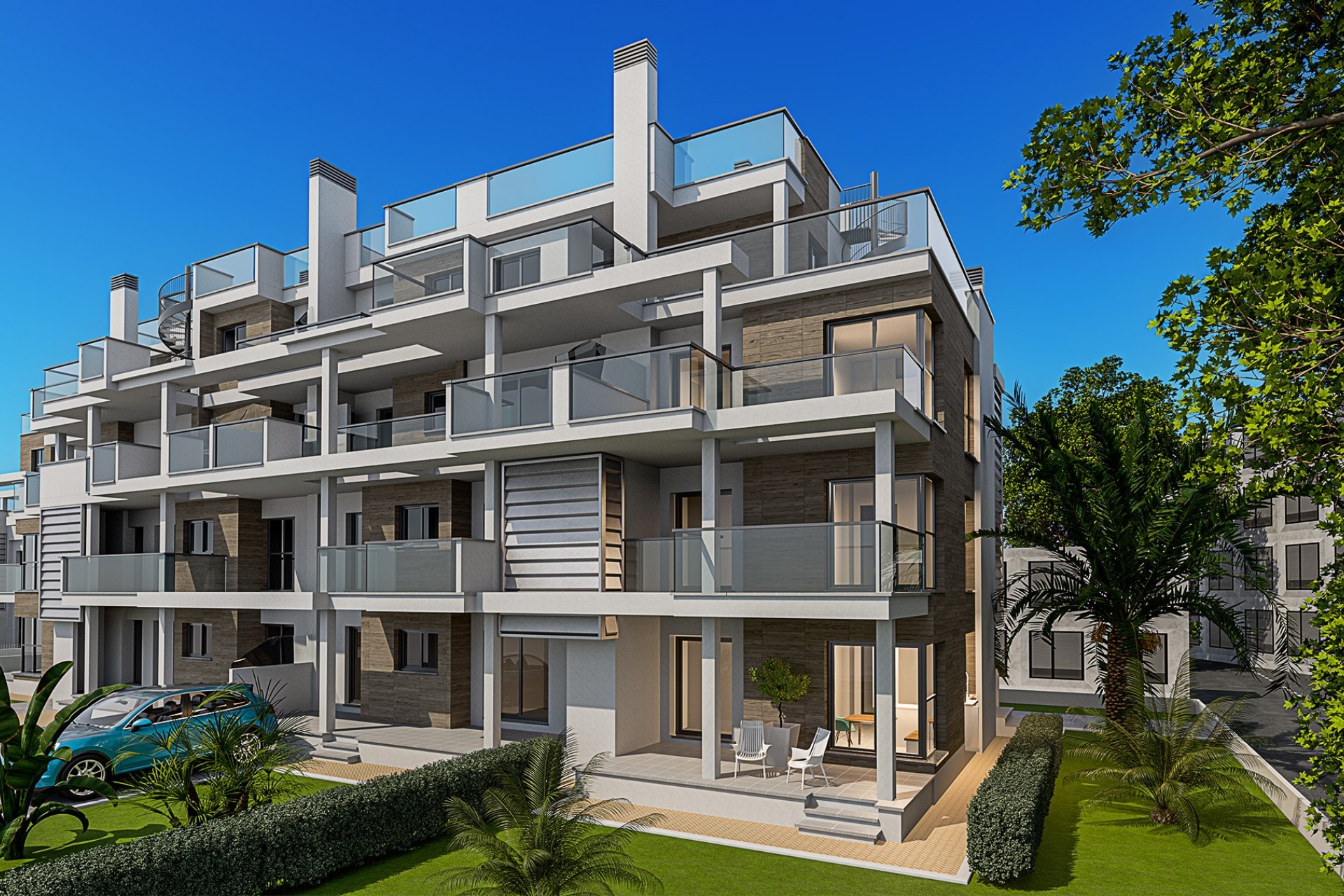 New build - Apartment -
Denia