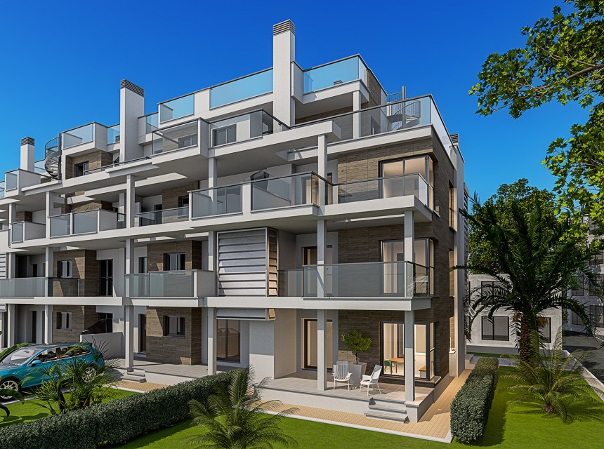 New build - Apartment -
Denia