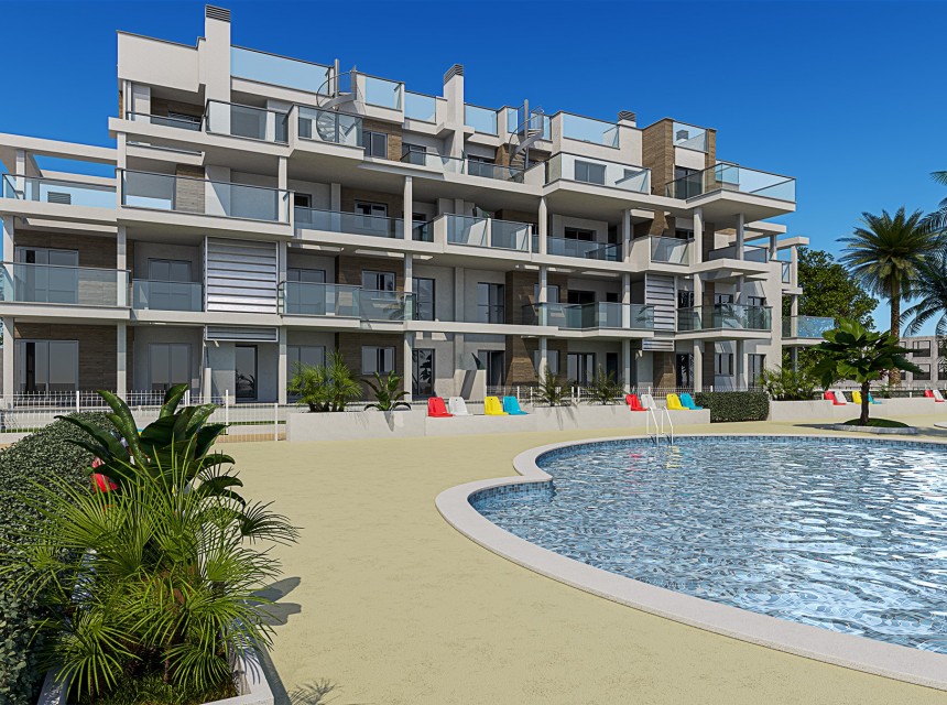 New build - Apartment -
Denia