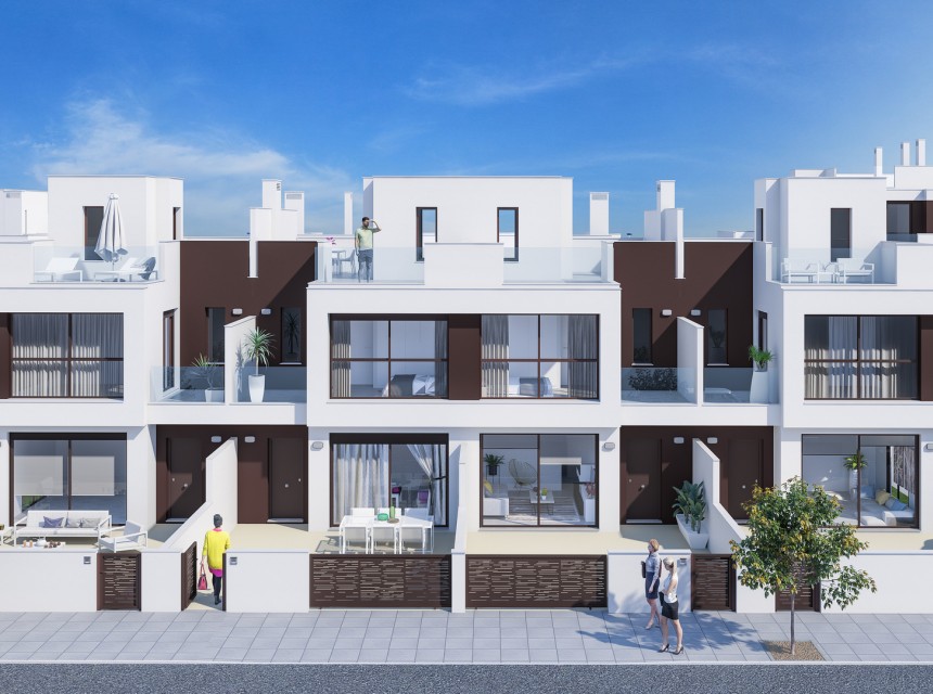 New build - Terraced house -
Pilar de la Horadada