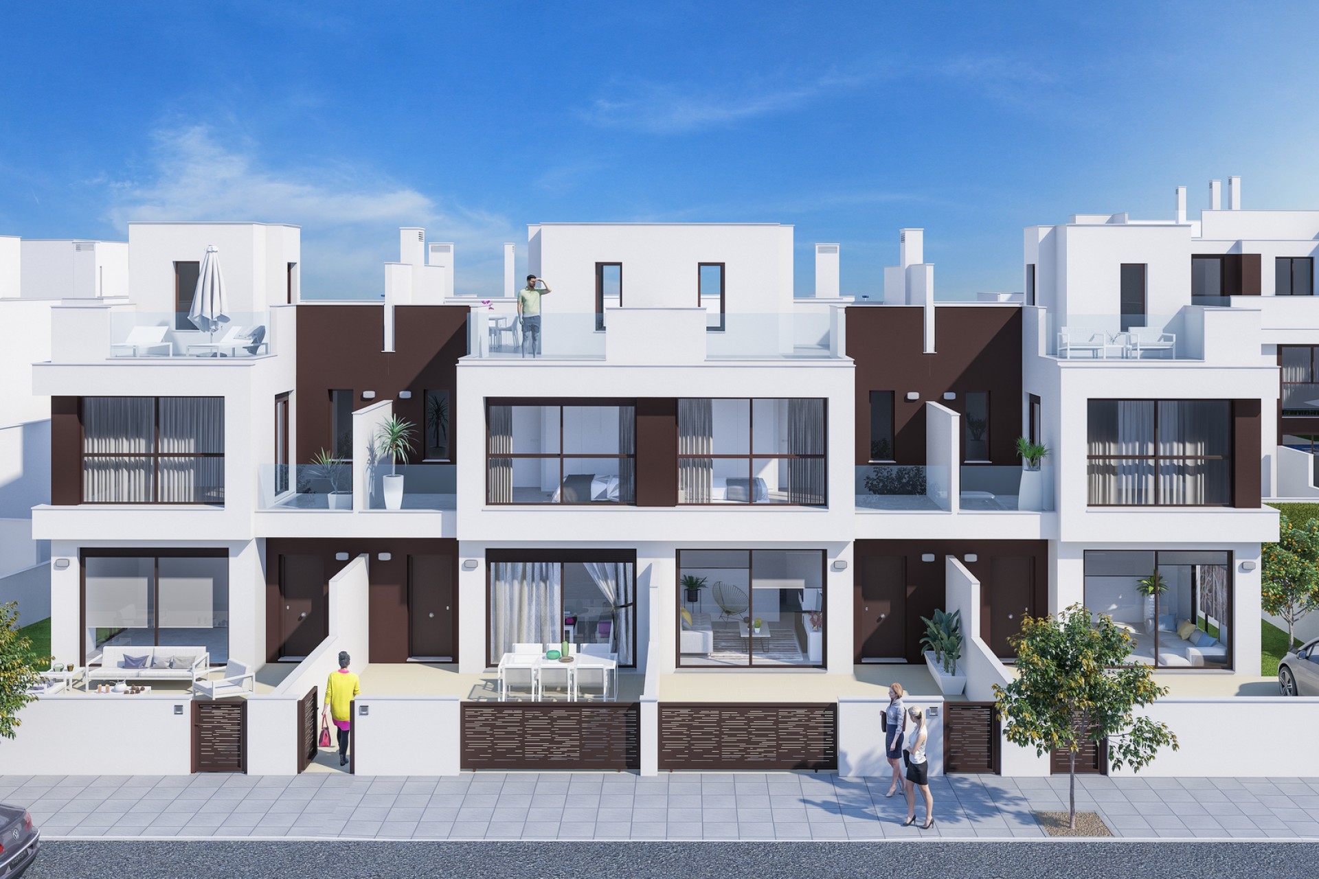 New build - Terraced house -
Pilar de la Horadada