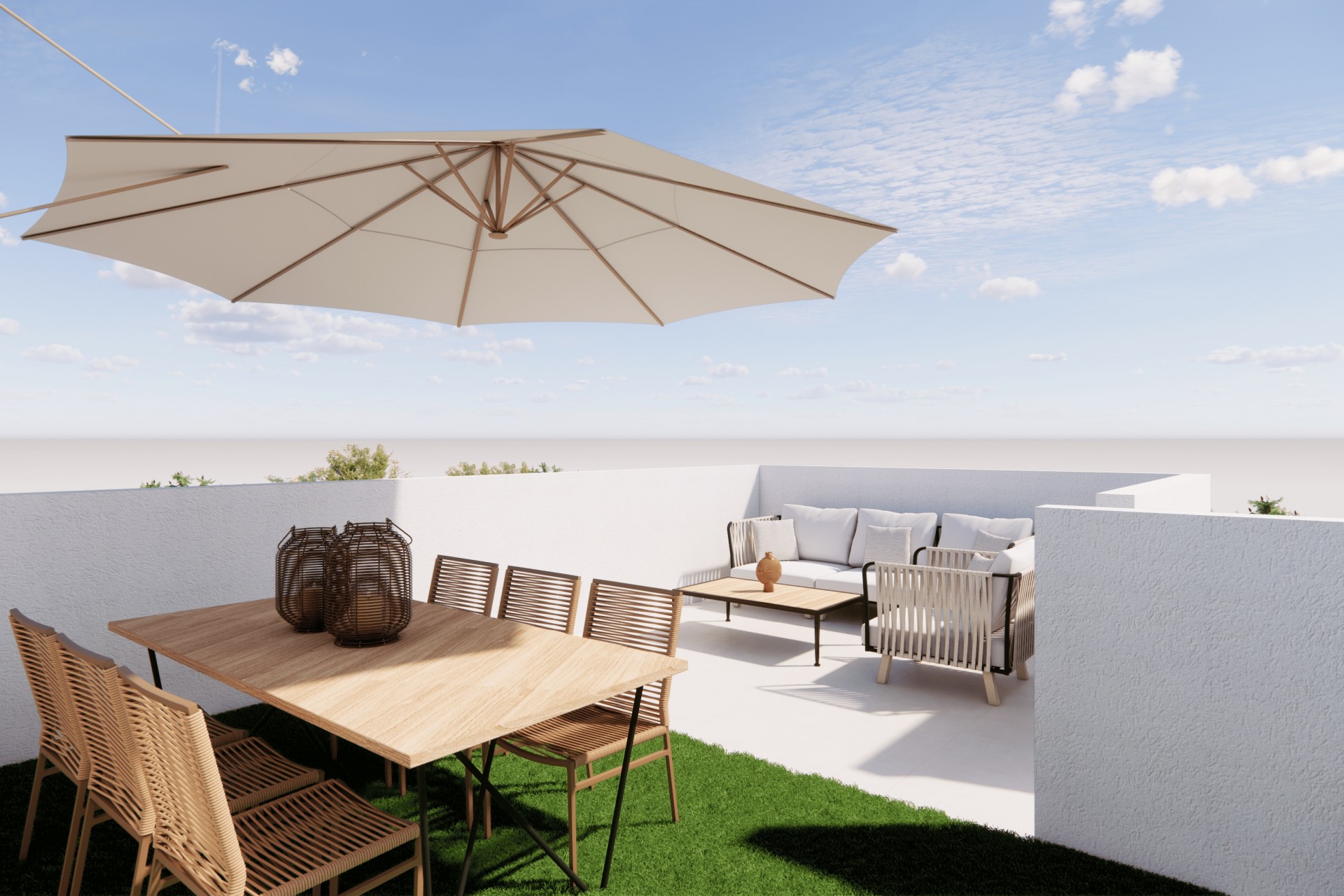 New build - Terraced house -
Pilar de la Horadada