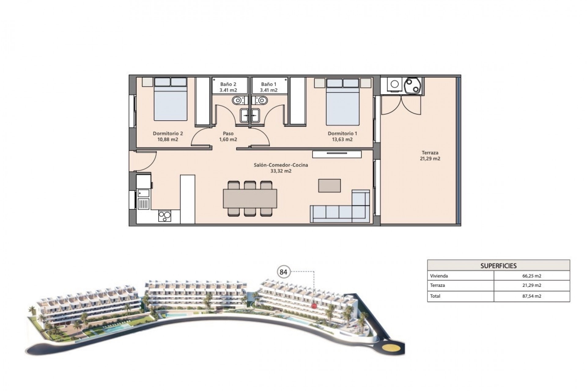 nieuwbouw - Appartement -
Finestrat - Golf Bahía