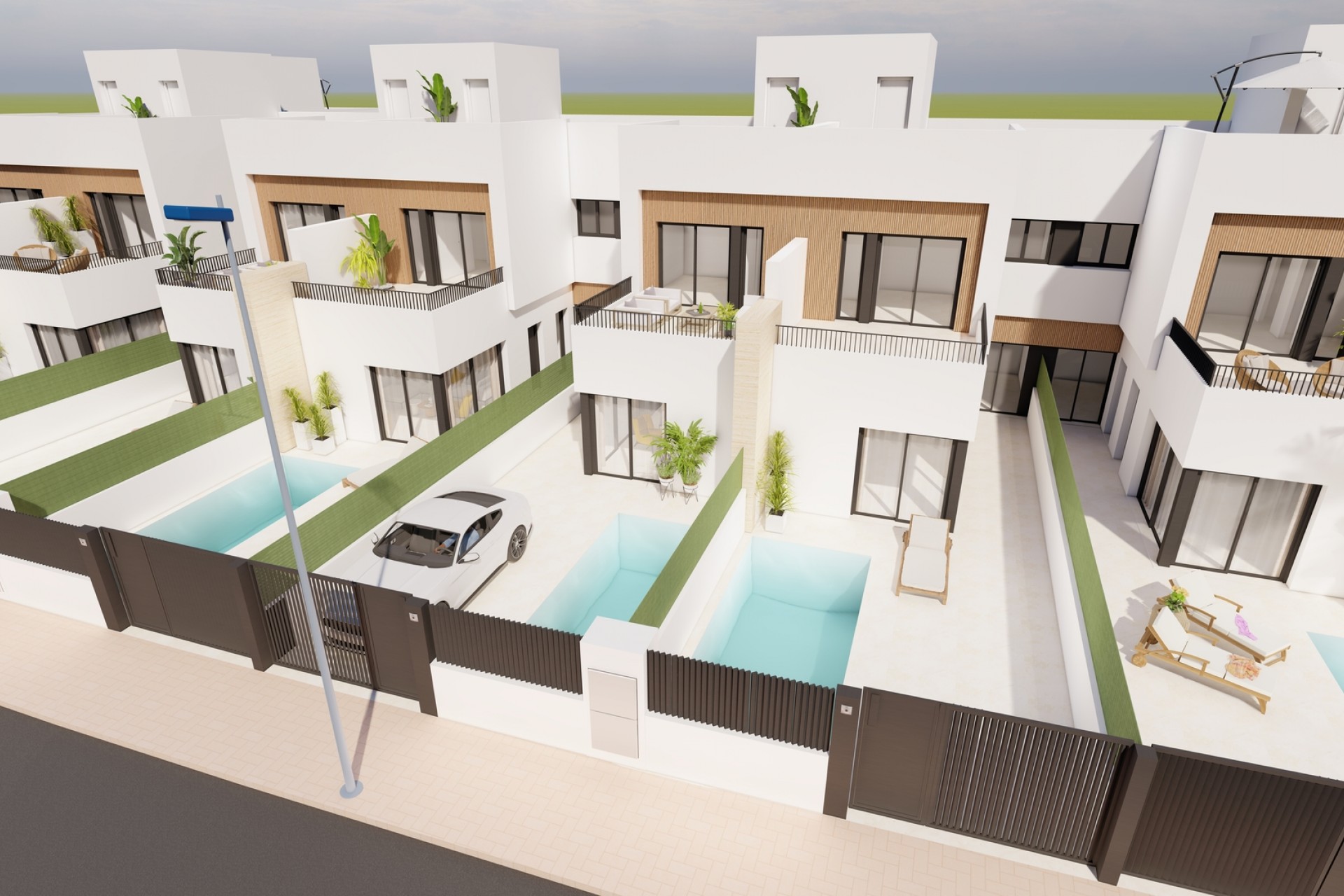 Nouvelle Construction - Maison mitoyenne -
San Javier
