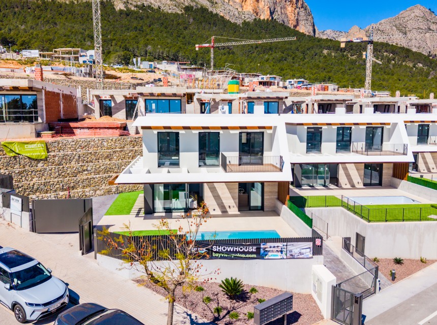 Nouvelle Construction - Villa semi-détachée -
Polop