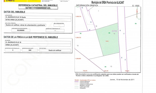 Plot/Land - Sale - Orba - Orba