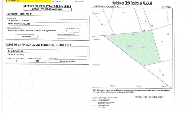 Plot/Land - Sale - Orba - Orba