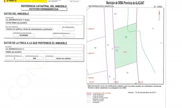 Plot/Land - Sale - Orba - Orba