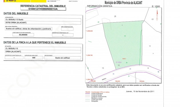 Plot/Land - Sale - Orba - Orba