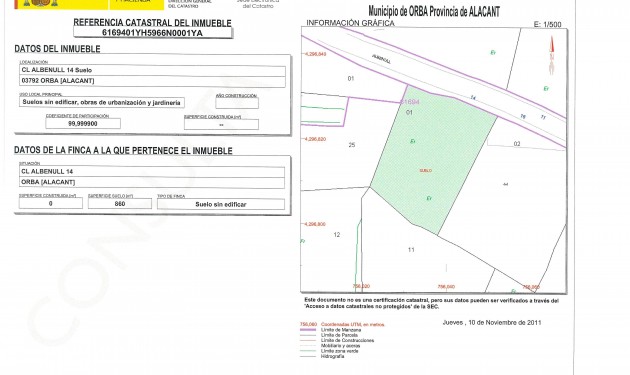Plot/Land - Sale - Orba - Orba
