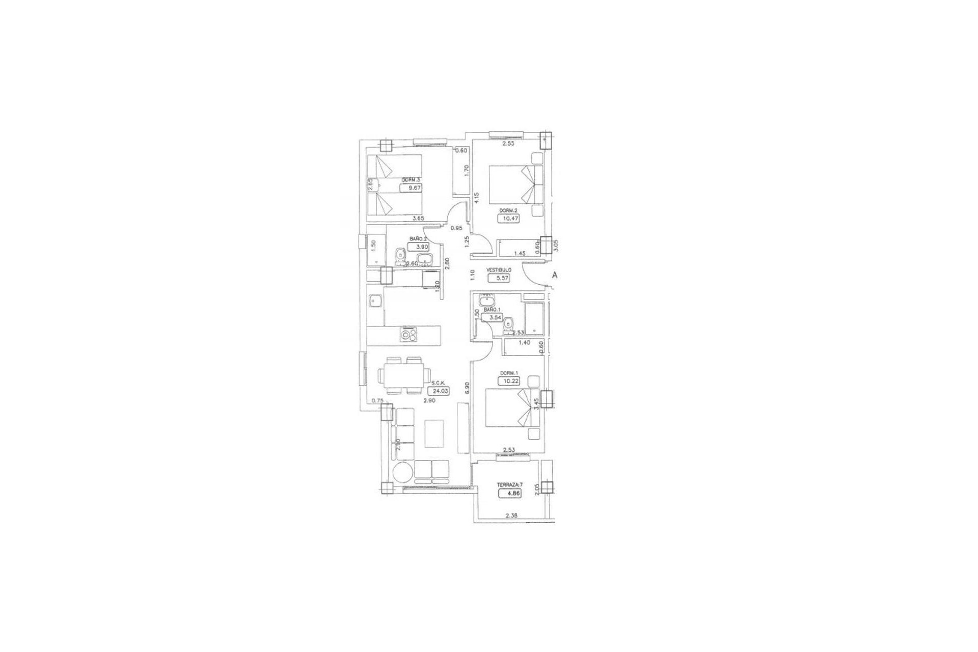 Te koop - Apartamento -
Orihuela Costa - Campoamor