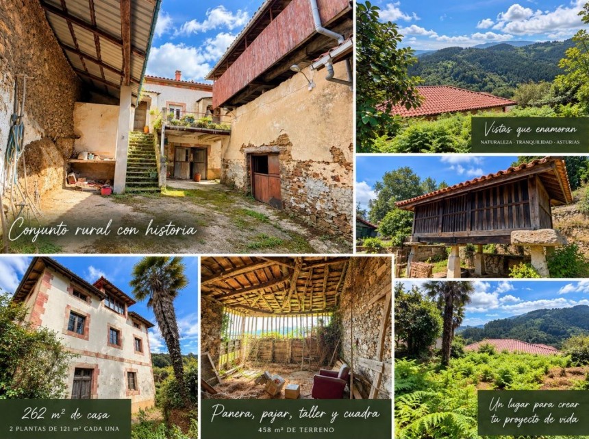 Zu verkaufen - Casa con terreno -
Salas - Villarin