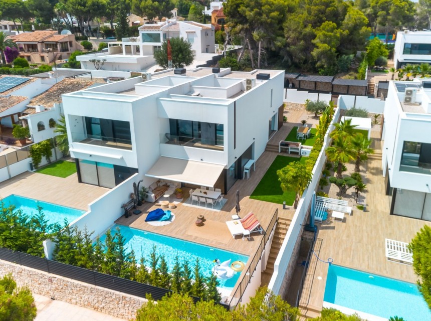 Zu verkaufen - Doppelhaushälfte Villa -
Moraira - La Cometa