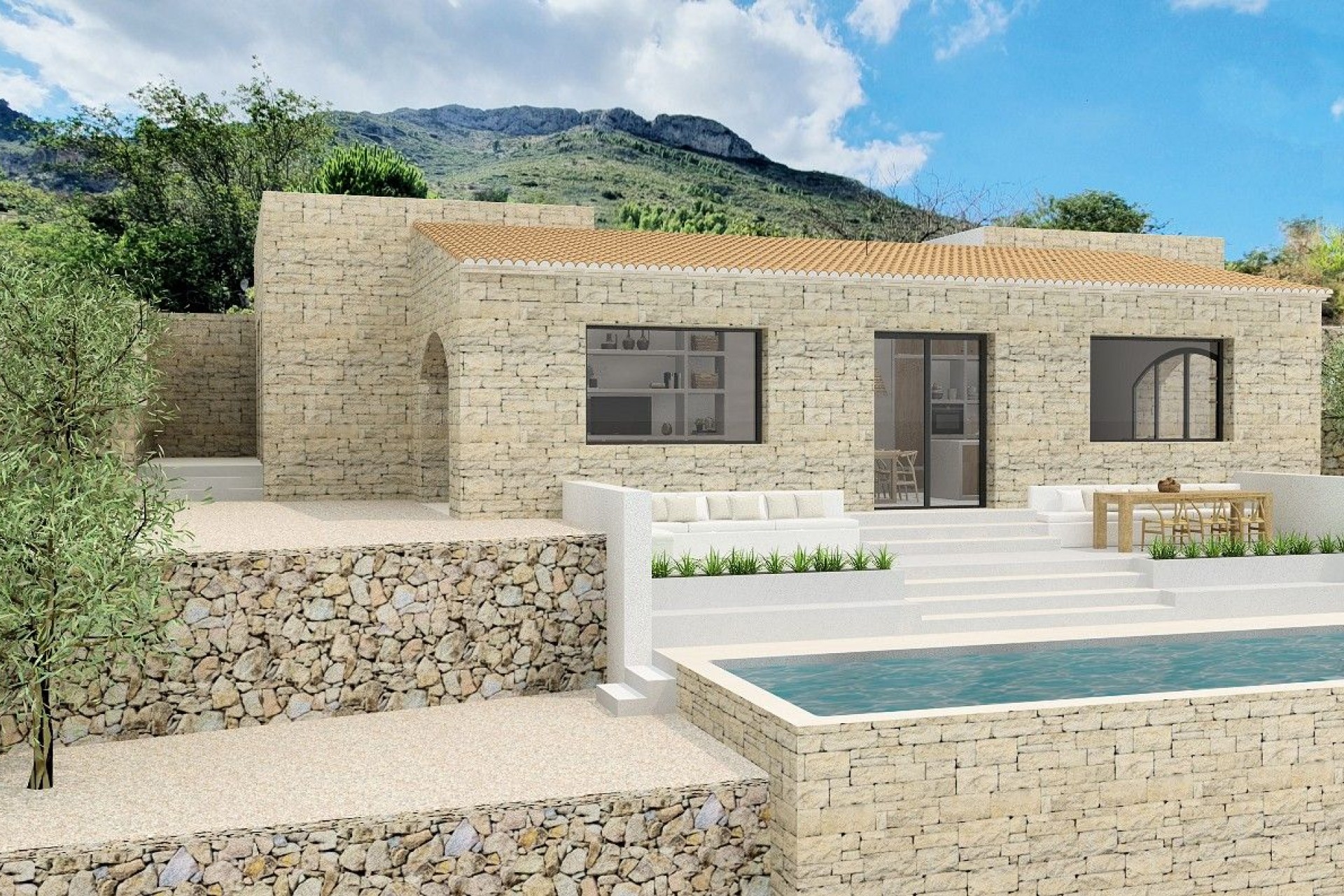 Zu verkaufen - Villa -
Jalon